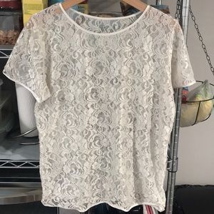 American apparel lace top